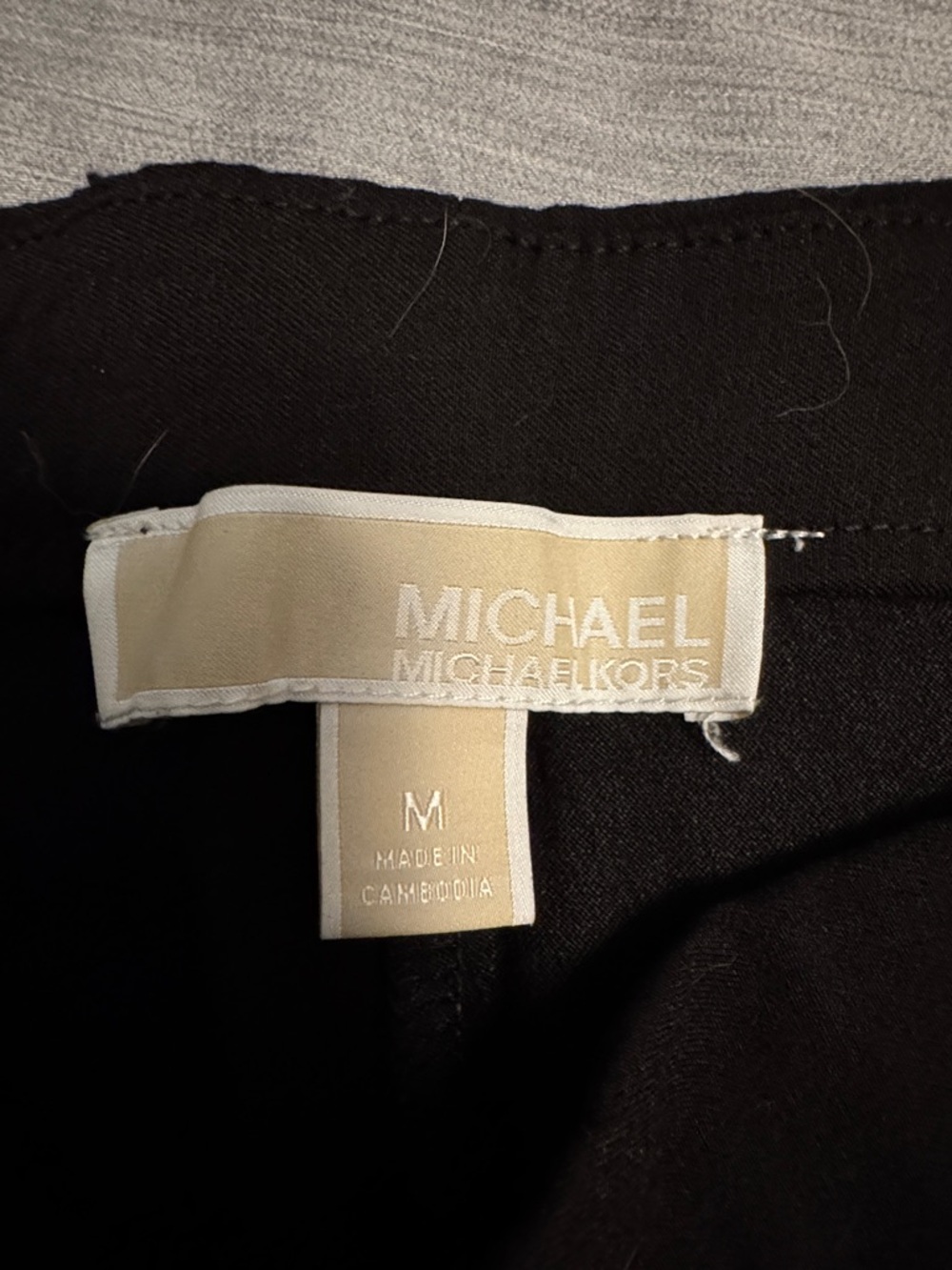 MICHAEL Michael Kors Black Women's Trousers - Straight Leg - Picture 3 of 3